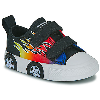 Cipők Fiú Rövid szárú edzőcipők Converse CHUCK TAYLOR ALL STAR EASY-ON CARS Fekete  / Sokszínű