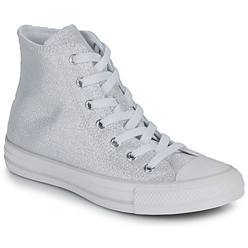 Cipők Lány Magas szárú edzőcipők Converse CHUCK TAYLOR ALL STAR PRISM GLITTER Ezüst