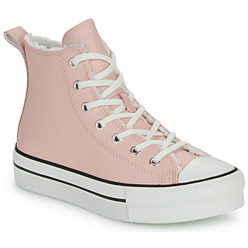 Cipők Lány Magas szárú edzőcipők Converse CHUCK TAYLOR ALL STAR PLATFORM LIFT WARM WINTER ESSENTIALS Rózsaszín