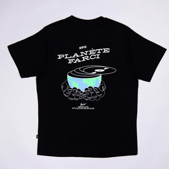 Farci Planete tee shirt Fekete 
