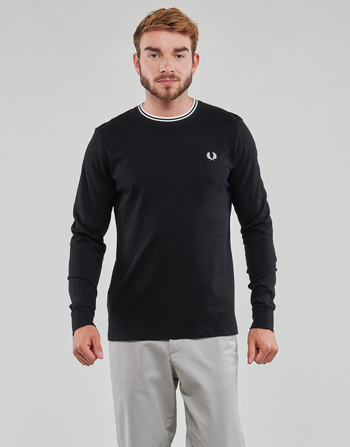 Fred Perry TWIN TIPPED T-SHIRT Fekete 