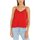 Ruhák Női Trikók / Ujjatlan pólók Tommy Jeans DW0DW15198 Piros