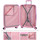 Táskák Keményfedeles bőröndök Itaca Stars Rózsaszín