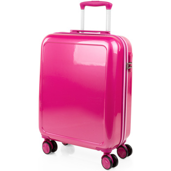 Táskák Keményfedeles bőröndök Itaca Stickers Rózsaszín