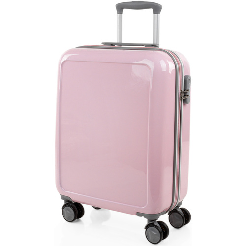 Táskák Keményfedeles bőröndök Itaca Stickers Rózsaszín