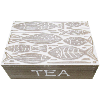 Otthon Kosarak és dobozok Signes Grimalt Tea Teaszervező Szürke