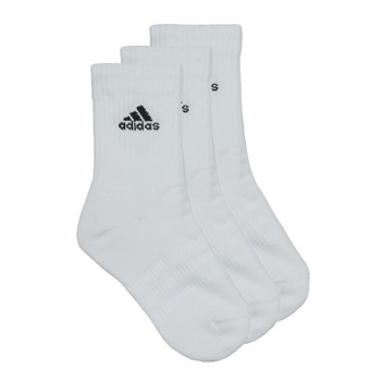 Kiegészítők Sport zoknik Adidas Sportswear C SPW CRW 3P Fehér / Fekete 