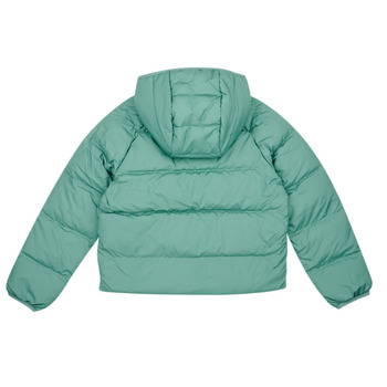 The North Face Boys North DOWN reversible hooded jacket Fekete  / Zöld