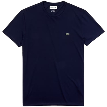 Ruhák Férfi Pólók / Galléros Pólók Lacoste Pima Cotton T-Shirt - Blue Marine Kék