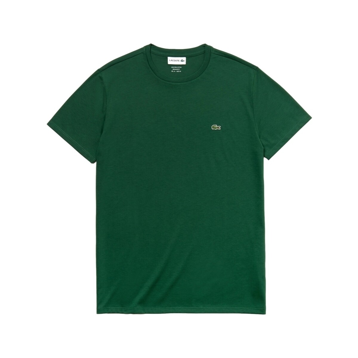 Ruhák Férfi Pólók / Galléros Pólók Lacoste Pima Cotton T-Shirt - Vert Zöld