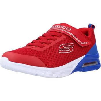 Cipők Fiú Rövid szárú edzőcipők Skechers MICROSPEC MAX Piros