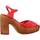 Cipők Női Szandálok / Saruk Pon´s Quintana 10425 000 Piros