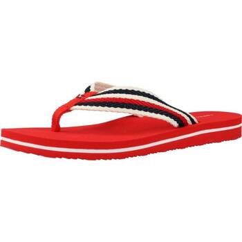 Cipők Női Lábujjközös papucsok Tommy Hilfiger ESSENTIAL COMFORT Piros