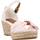 Cipők Női Szandálok / Saruk Tommy Hilfiger HIGH WEDGE SEERSUCKER Rózsaszín