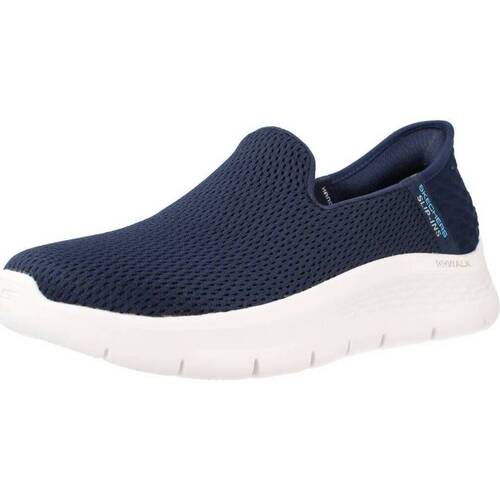 Cipők Divat edzőcipők Skechers SLIP-INS  GO WALK FLEX Kék