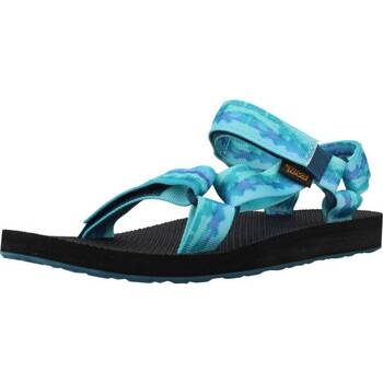 Cipők Női Lábujjközös papucsok Teva W ORIGINAL TIE-D Kék