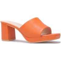 Cipők Női Lábujjközös papucsok La Modeuse 66623_P155190 Narancssárga
