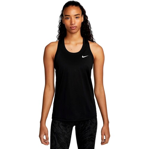 Ruhák Női Trikók / Ujjatlan pólók Nike CAMISETA TIRANTES MUJER  DRI-FIT DX0706 Fekete 