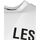 Ruhák Férfi Rövid ujjú pólók Les Hommes LF224300-0700-1009 | Grafic Print Fehér