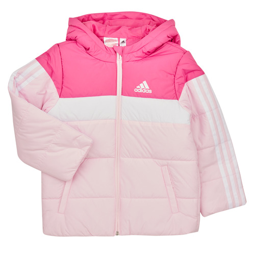 Ruhák Lány Steppelt kabátok Adidas Sportswear LK PAD JKT Fukszia / Sokszínű