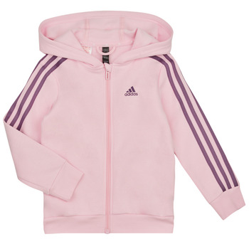 Ruhák Lány Pulóverek Adidas Sportswear LK 3S FL FZ HD Rózsaszín / Lila