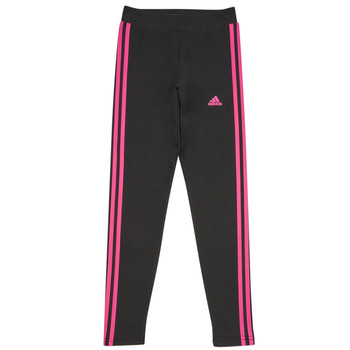 Ruhák Lány Legging-ek Adidas Sportswear 3S TIG Fekete  / Fukszia