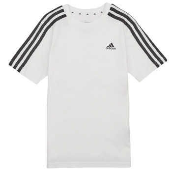 Ruhák Gyerek Rövid ujjú pólók Adidas Sportswear 3S TEE Fehér / Fekete 