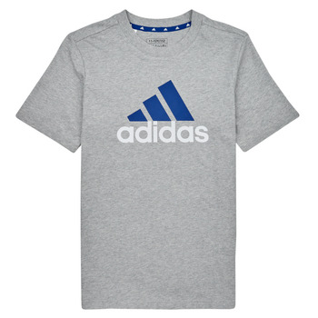 Ruhák Fiú Rövid ujjú pólók Adidas Sportswear BL 2 TEE Szürke / Fehér / Kék
