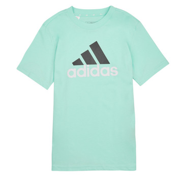 Ruhák Gyerek Rövid ujjú pólók Adidas Sportswear BL 2 TEE Kék / Fehér / Fekete 