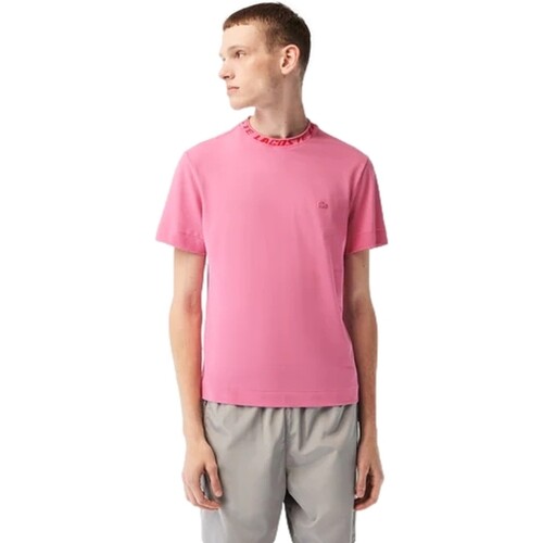 Ruhák Férfi Rövid ujjú pólók Lacoste  Rózsaszín