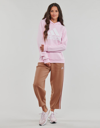 Ruhák Női Futónadrágok / Melegítők Adidas Sportswear 3S FL OH PT Bézs / Rózsaszín