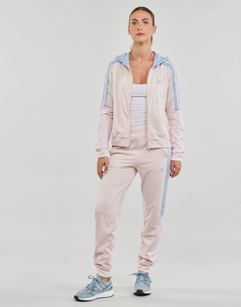 Ruhák Női Melegítő együttesek Adidas Sportswear BOLDBLOCK TS Kék / Rózsaszín / Bézs
