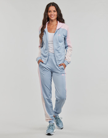 Ruhák Női Melegítő együttesek Adidas Sportswear BOLDBLOCK TS Kék / Rózsaszín