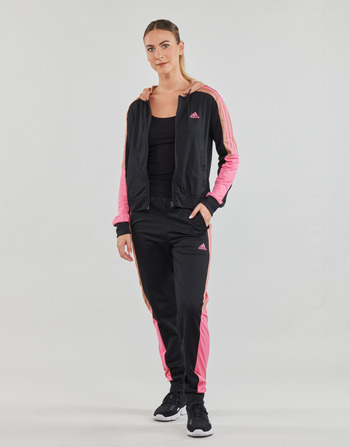 Ruhák Női Melegítő együttesek Adidas Sportswear BOLDBLOCK TS Fekete  / Rózsaszín
