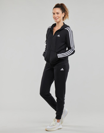 Adidas Sportswear 3S FL FZ HD Fekete  / Fehér