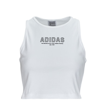 Ruhák Női Rövid ujjú pólók Adidas Sportswear Crop Top WHITE Fehér