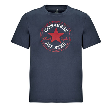 Ruhák Férfi Rövid ujjú pólók Converse GO-TO ALL STAR PATCH T-SHIRT Tengerész