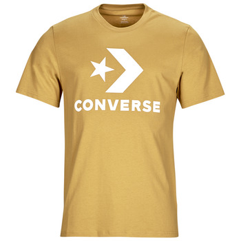 Ruhák Férfi Rövid ujjú pólók Converse GO-TO STAR CHEVRON LOGO T-SHIRT Citromsárga
