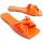 Cipők Női Szandálok / Saruk Leindia 82854 Narancssárga