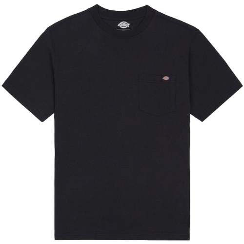 Ruhák Férfi Pólók / Galléros Pólók Dickies Porterdale T-Shirt - Black Fekete 