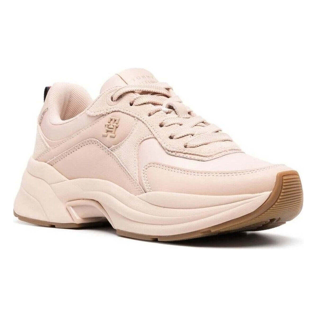 Cipők Női Rövid szárú edzőcipők Tommy Hilfiger  Rózsaszín