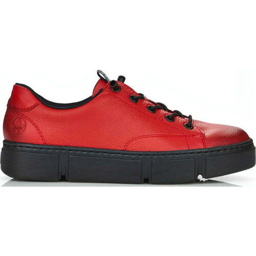 Cipők Női Rövid szárú edzőcipők Rieker  Piros