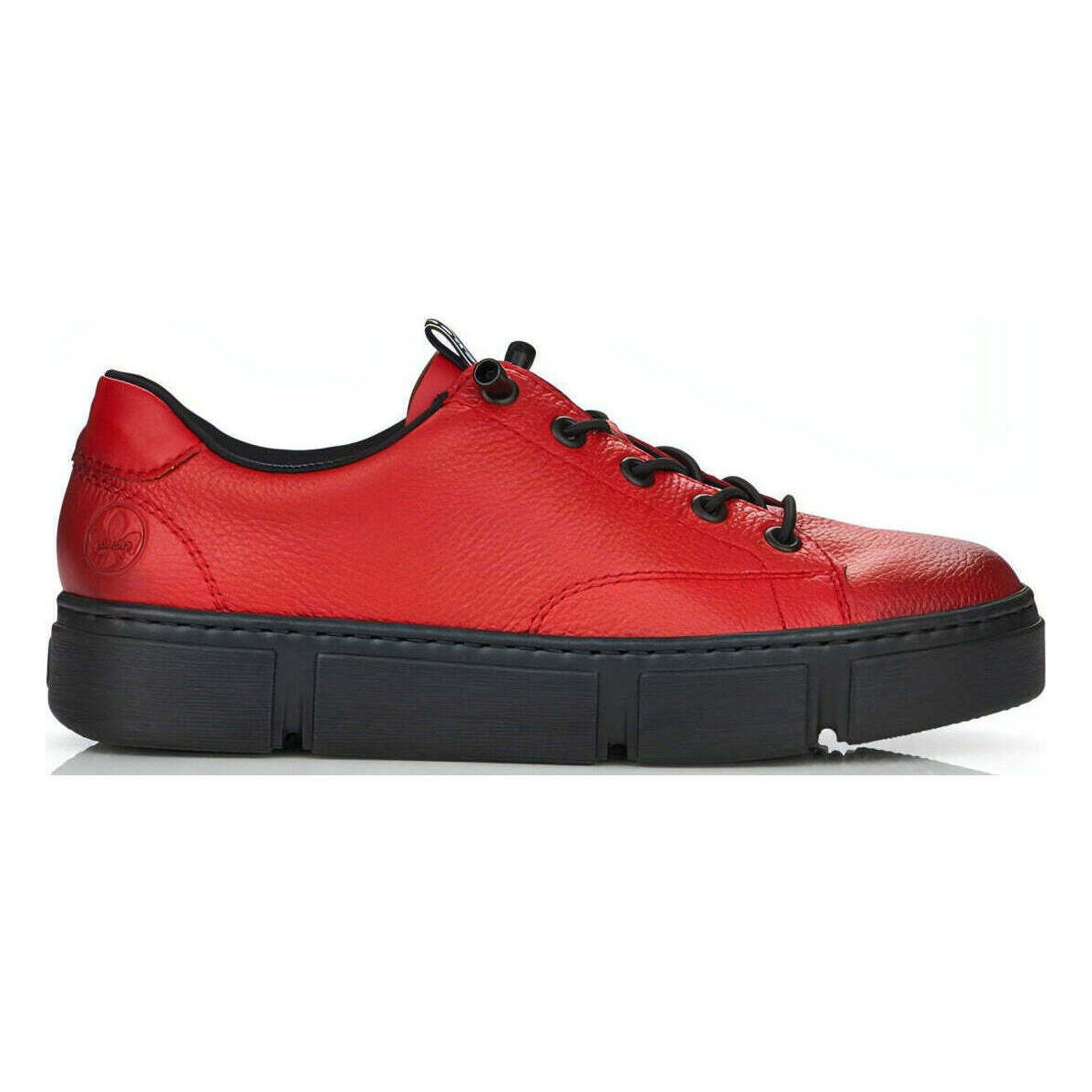Cipők Női Rövid szárú edzőcipők Rieker  Piros