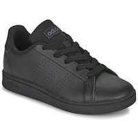 Cipők Fiú Rövid szárú edzőcipők Adidas Sportswear ADVANTAGE K Fekete 