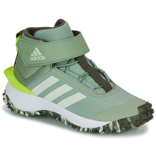 Cipők Fiú Rövid szárú edzőcipők Adidas Sportswear FORTATRAIL EL K Zöld