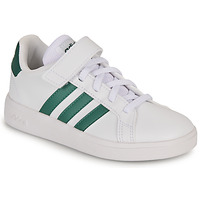 Cipők Gyerek Rövid szárú edzőcipők Adidas Sportswear GRAND COURT 2.0 EL K Fehér / Zöld