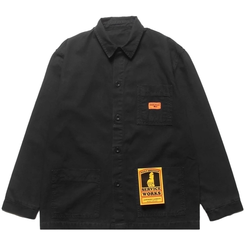 Ruhák Férfi Kabátok Service Works Classic Coverall Jacket - Black Fekete 