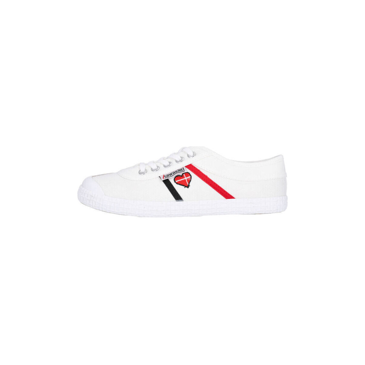 Cipők Divat edzőcipők Kawasaki Heart Canvas Shoe K194523-ES 1002 White Fehér