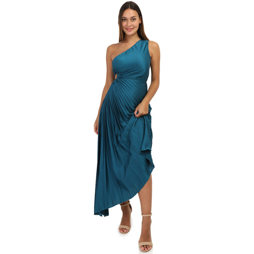 Ruhák Női Hosszú ruhák La Modeuse 67114_P156032 Kék