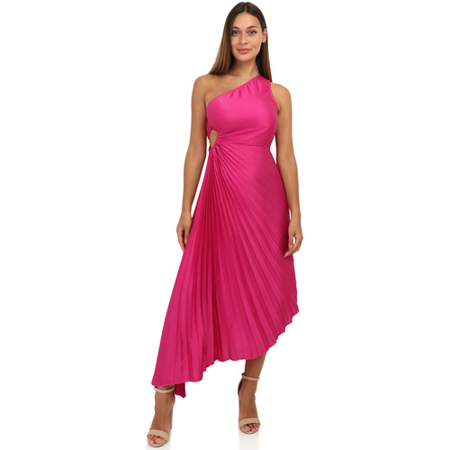Ruhák Női Hosszú ruhák La Modeuse 67116_P156033 Rózsaszín